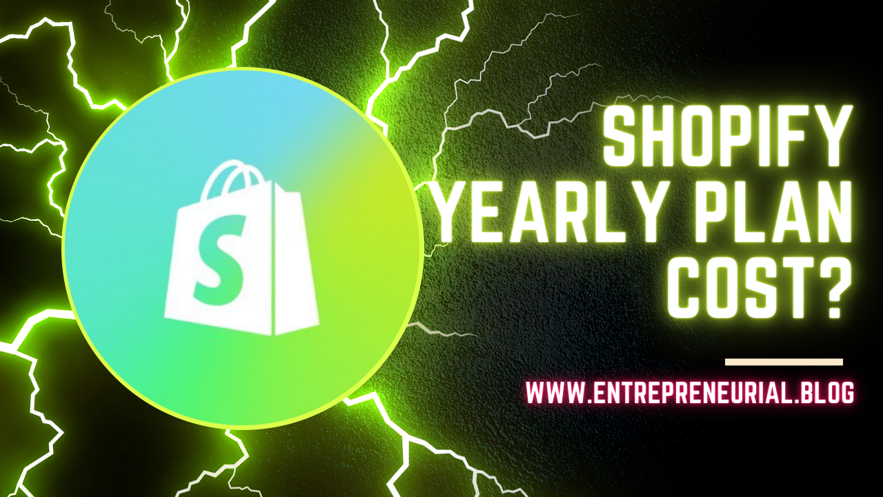 shopify yearly plan cost